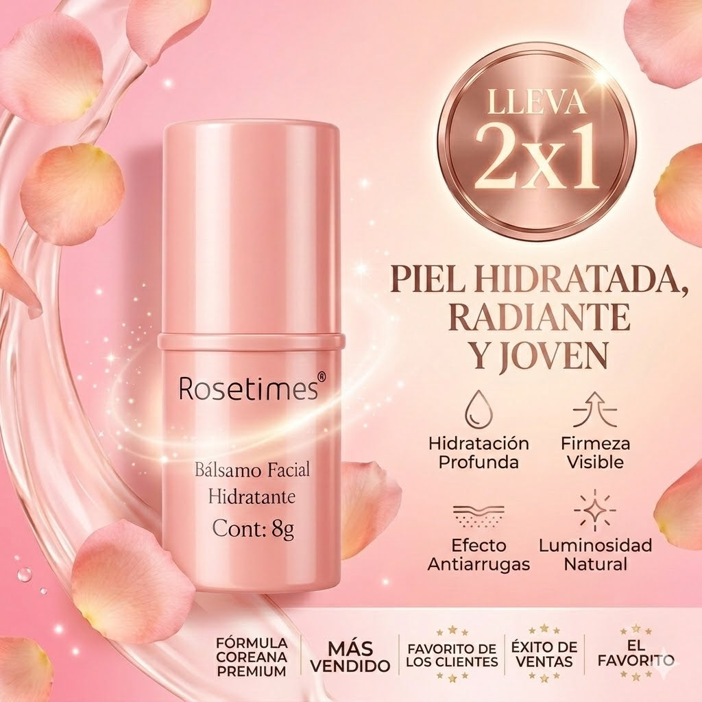 ✨ ROSETIMES Glow Stick™ | Antiarrugas, Hidratación, Luminosidad y Firmeza